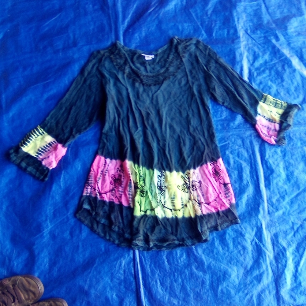 Indian Boutique Tie-Dye Top